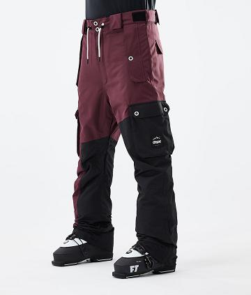 Dope Adept 2021 Kayak Pantolonu Erkek Bordo Siyah | TR2470SO