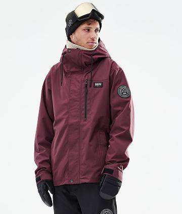 Dope Blizzard Full Zip 2021 Snowboard Ceketi Erkek Bordo | TR2291YU