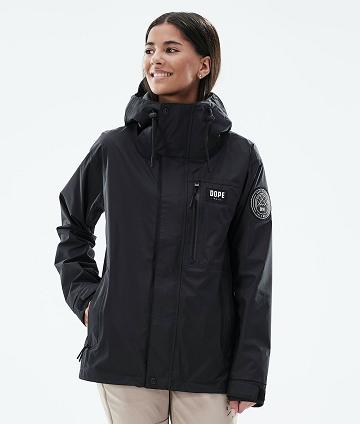 Dope Blizzard Light W Full Zip Açık Hava Ceketleri Kadın Siyah | TR1348NB