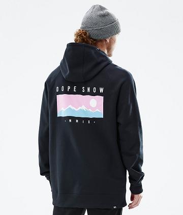 Dope Common Range Kapüşonlu Sweatshirt Erkek Siyah | TR2065FM