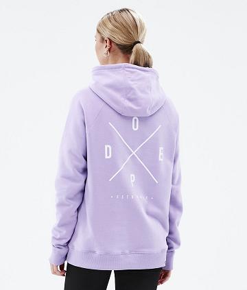 Dope Common W 2X-Up Kapüşonlu Sweatshirt Kadın Mor | TR1241CE