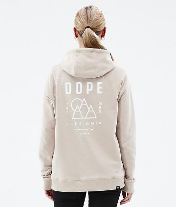 Dope Common W Summit Kapüşonlu Sweatshirt Kadın Kahverengi | TR1232DN