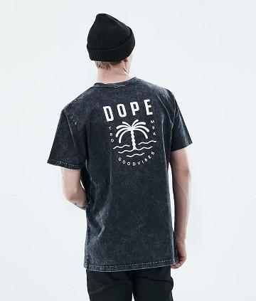 Dope Daily Palm Tişört Erkek Siyah | TR2090DN