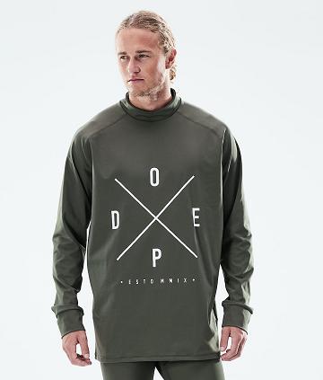 Dope Snuggle 2X-Up Temel Katman Üstleri Erkek Zeytin Yeşili Yeşil | TR2006UT