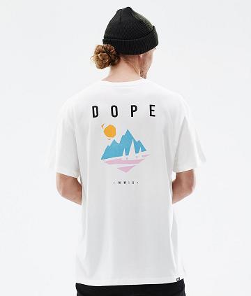 Dope Standard Pine Tişört Erkek Beyaz | TR2079WY