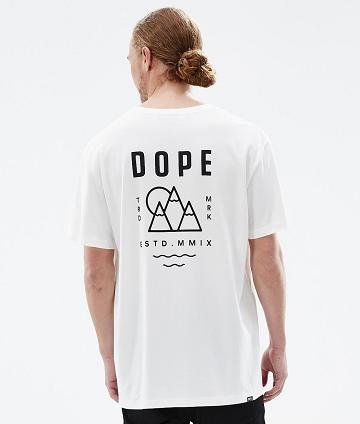 Dope Standard Summit Tişört Erkek Beyaz | TR2075BC