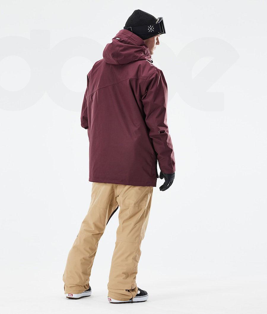 Dope Adept 2021 Snowboard Ceketi Erkek Bordo | TR2343OR