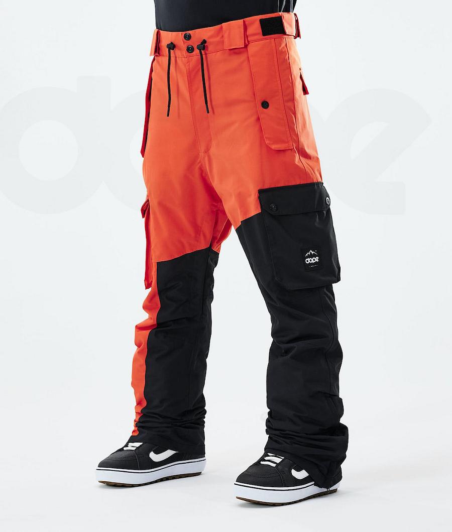 Dope Adept 2021 Snowboard Pantolonu Erkek Turuncu Siyah | TR2534MA