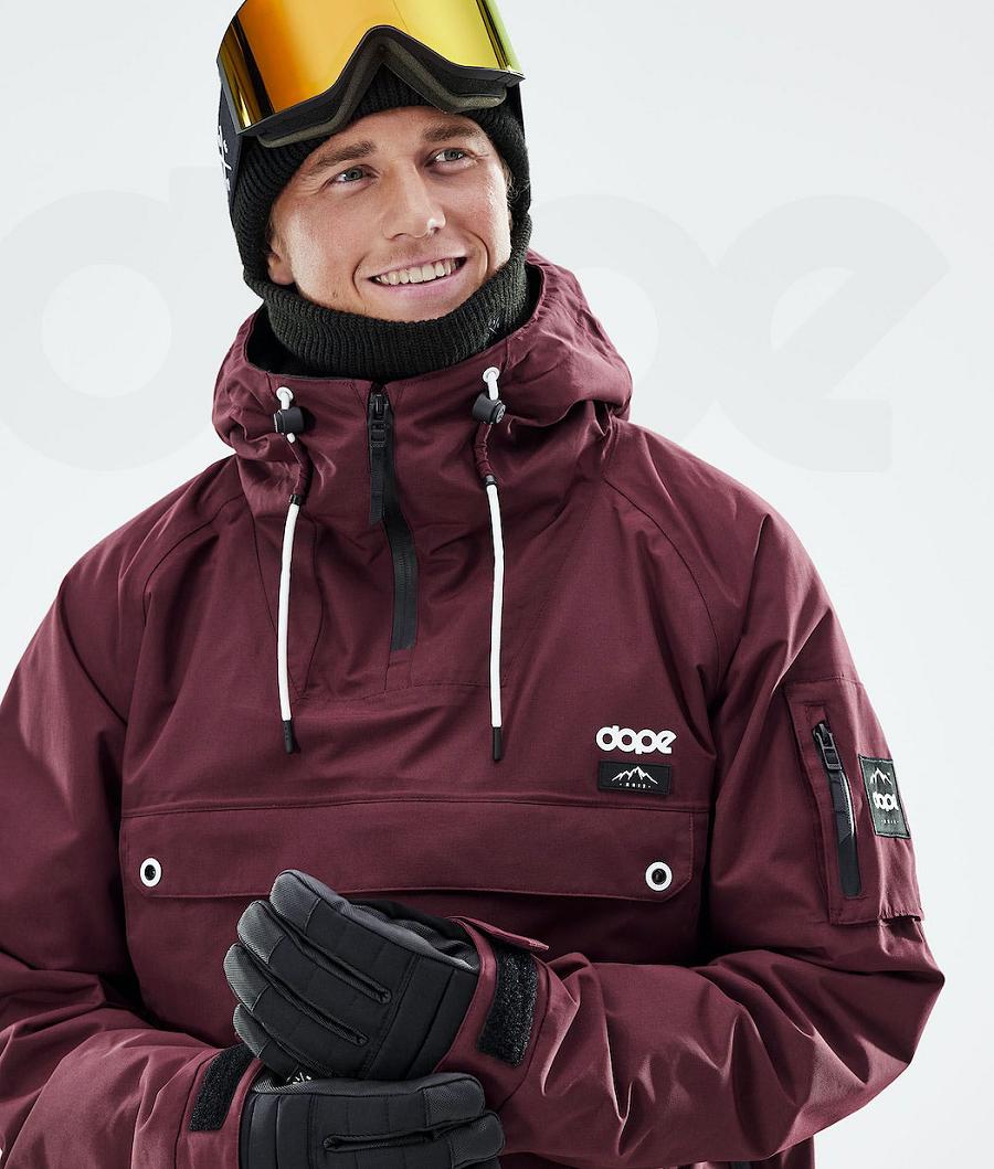 Dope Annok 2021 Snowboard Ceketi Erkek Bordo | TR2313DN