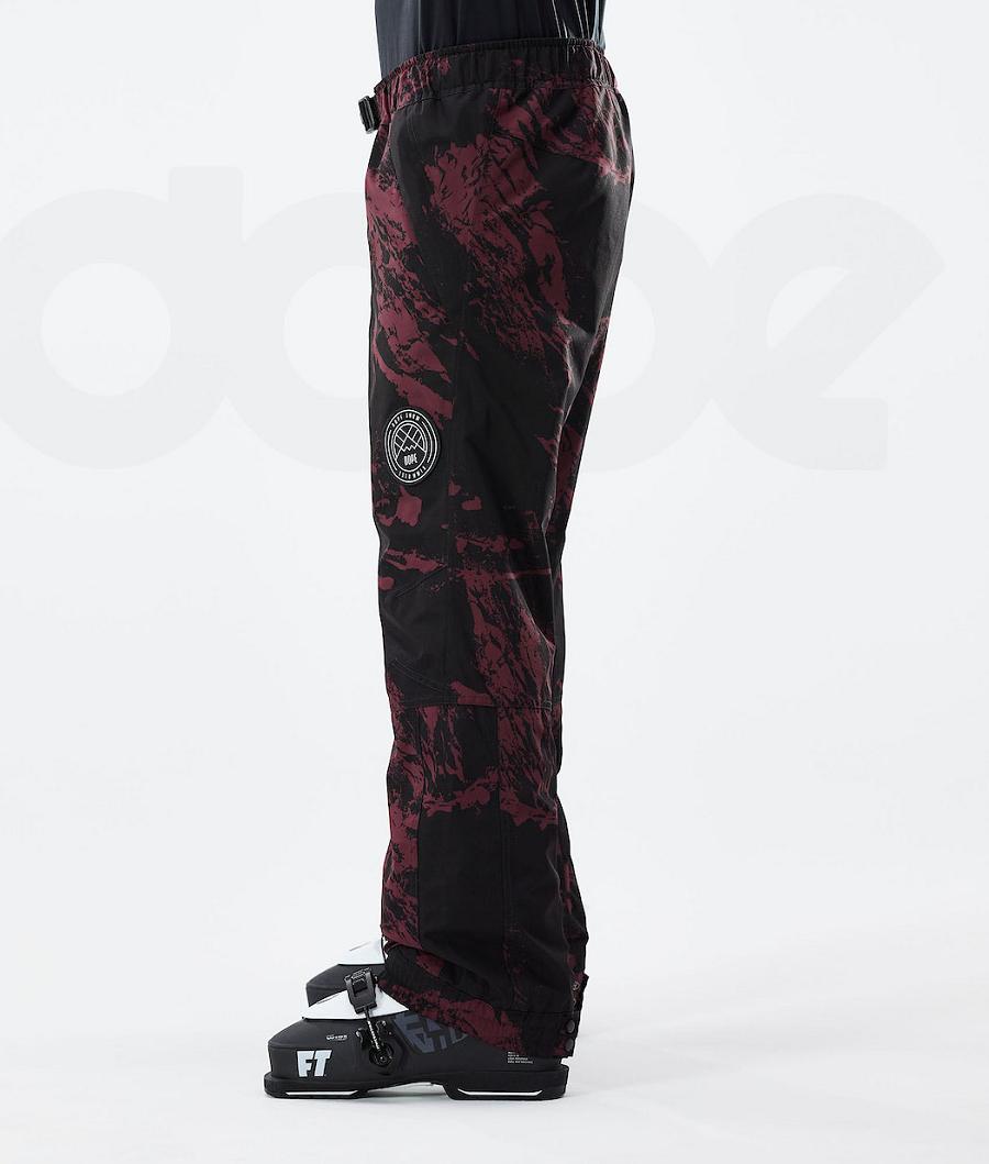 Dope Blizzard 2021 Paint Kayak Pantolonu Erkek Bordo | TR2439JJ