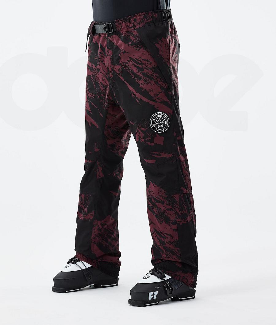 Dope Blizzard 2021 Paint Kayak Pantolonu Erkek Bordo | TR2439JJ