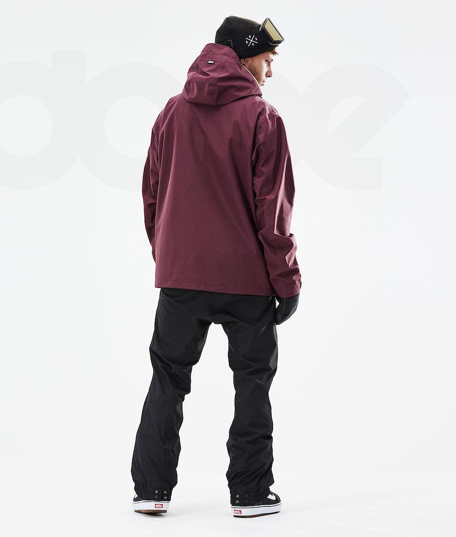 Dope Blizzard Full Zip 2021 Snowboard Ceketi Erkek Bordo | TR2291YU