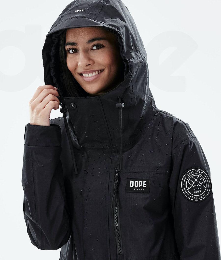 Dope Blizzard Light W Full Zip Açık Hava Ceketleri Kadın Siyah | TR1348NB