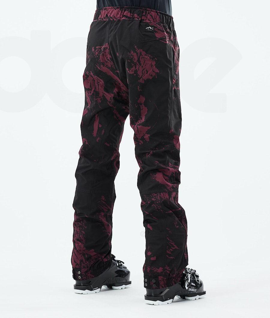 Dope Blizzard W 2021 Paint Kayak Pantolonu Kadın Bordo | TR1757KI