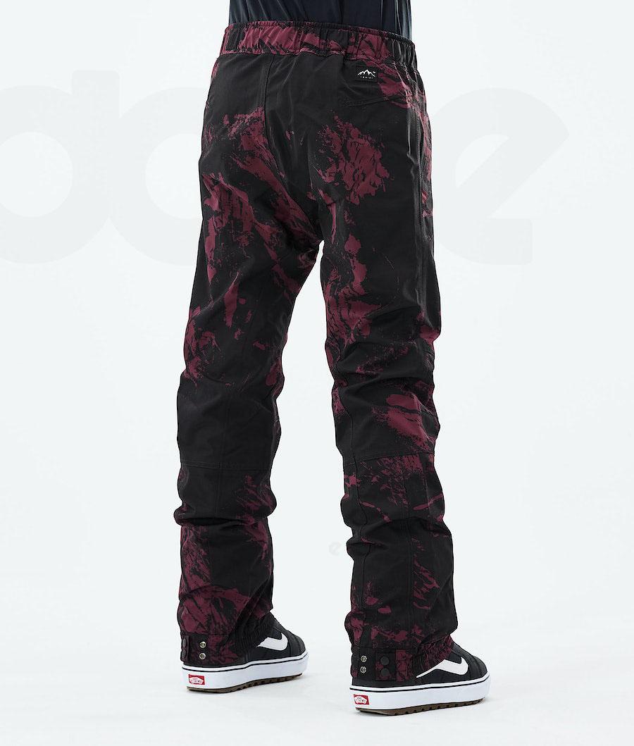 Dope Blizzard W 2021 Paint Snowboard Pantolonu Kadın Bordo | TR1819WY