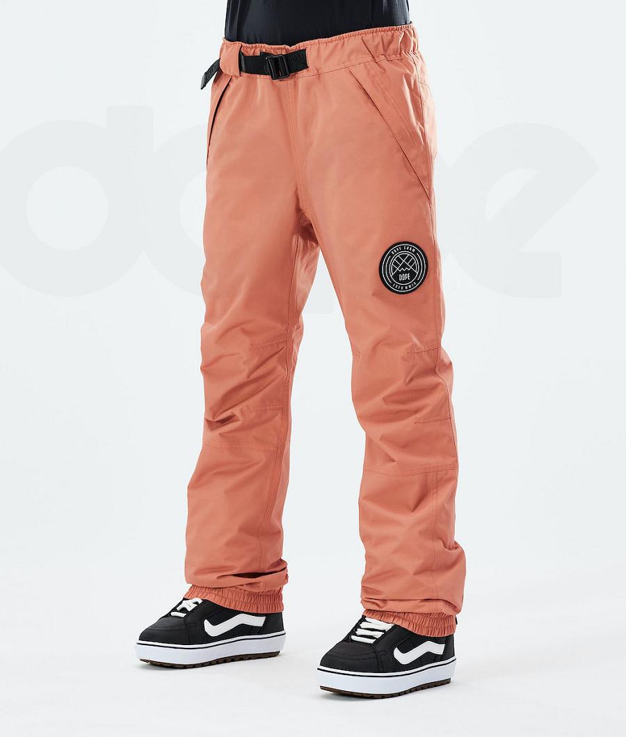 Dope Blizzard W 2021 Snowboard Pantolonu Kadın Turuncu | TR1823YU