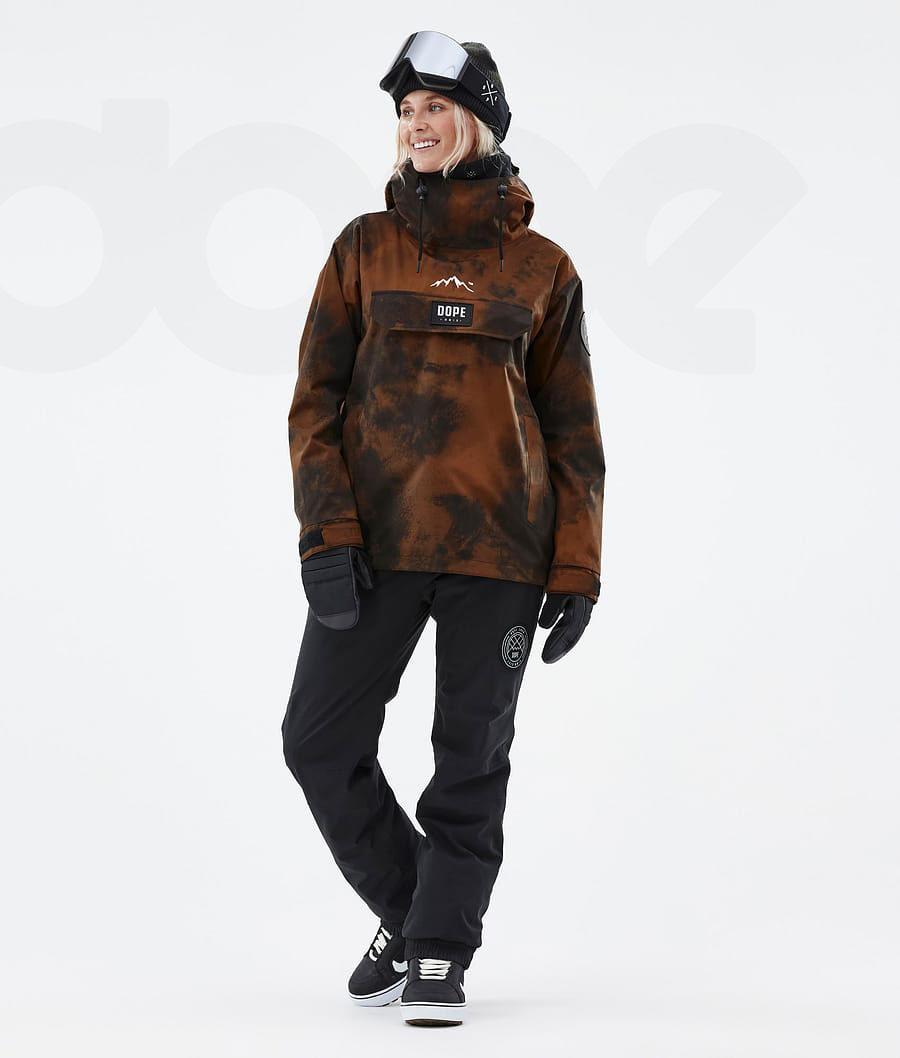 Dope Blizzard W Smudge Snowboard Ceketi Kadın Turuncu | TR1595SO