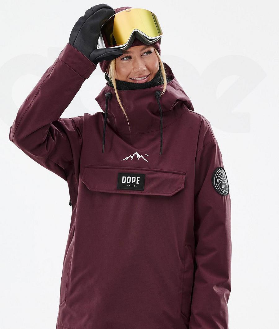 Dope Blizzard W Snowboard Ceketi Kadın Bordo | TR1622DN