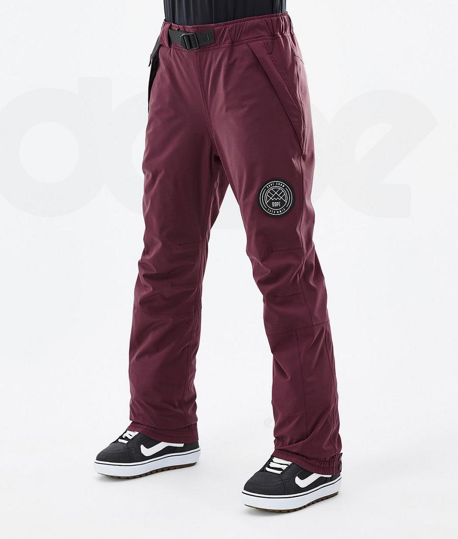 Dope Blizzard W Snowboard Pantolonu Kadın Bordo | TR1832GL