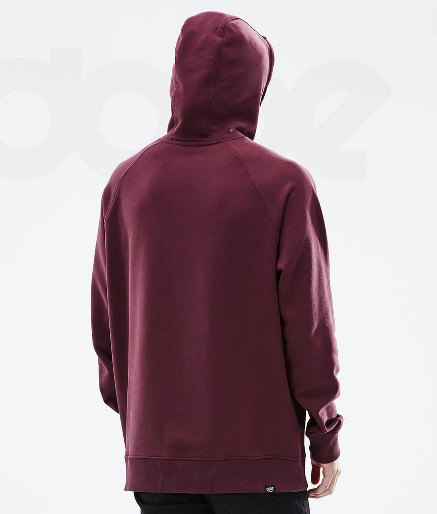 Dope Common 2X-Up Kapüşonlu Sweatshirt Erkek Bordo | TR2072XF