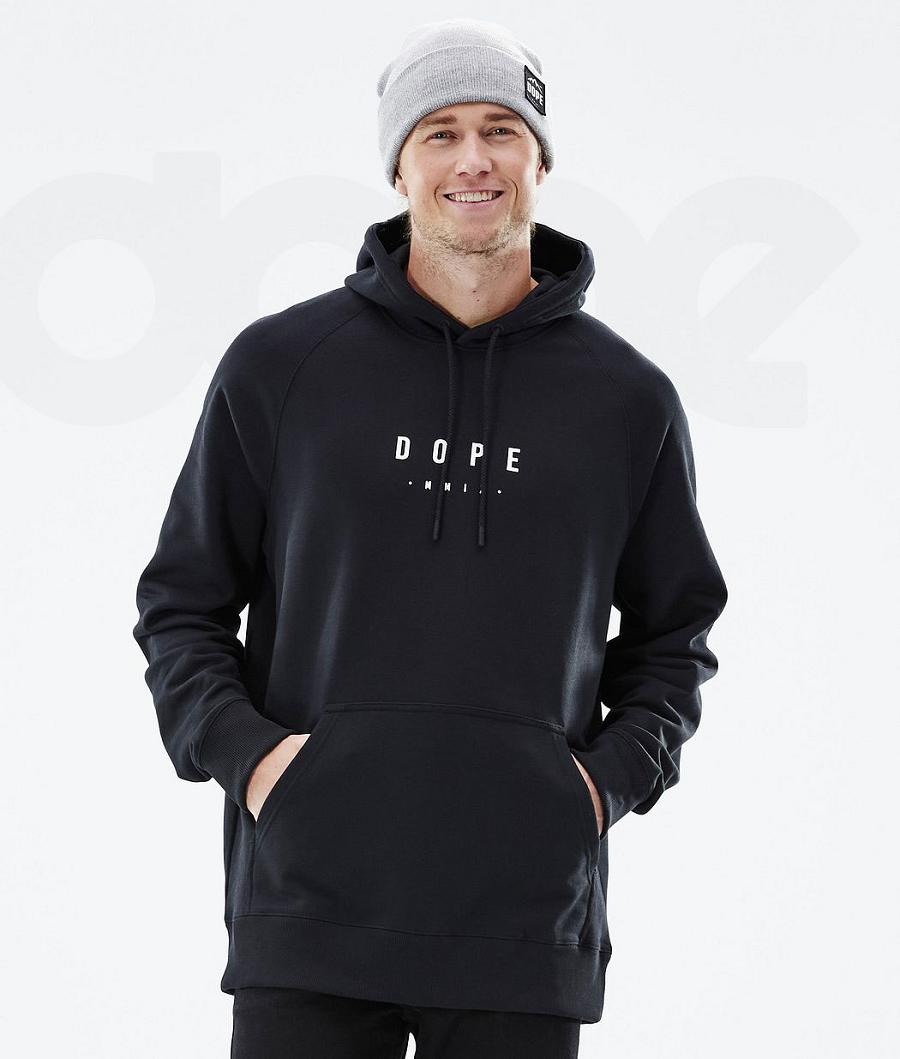 Dope Common Peak Kapüşonlu Sweatshirt Erkek Siyah | TR2068JJ