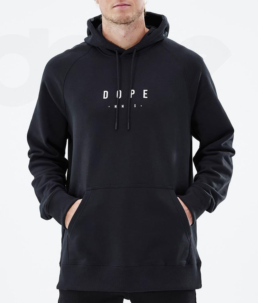 Dope Common Peak Kapüşonlu Sweatshirt Erkek Siyah | TR2068JJ