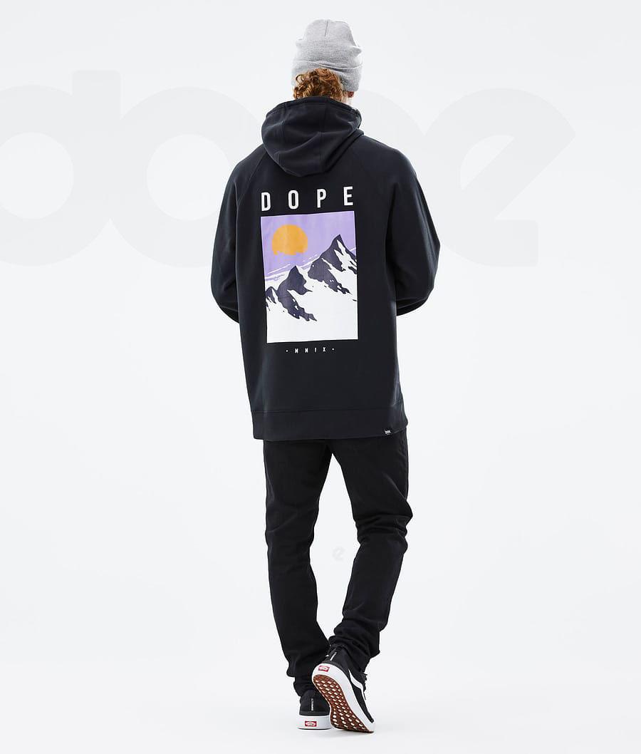 Dope Common Peak Kapüşonlu Sweatshirt Erkek Siyah | TR2068JJ