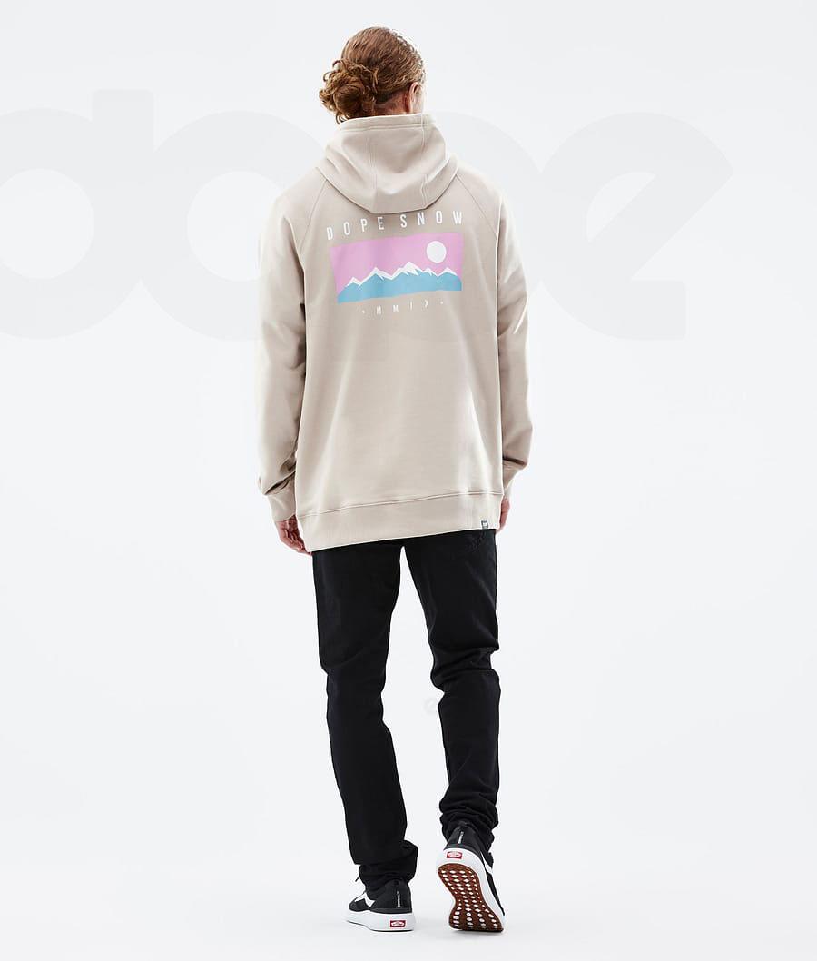 Dope Common Range Kapüşonlu Sweatshirt Erkek Kahverengi | TR2064DN