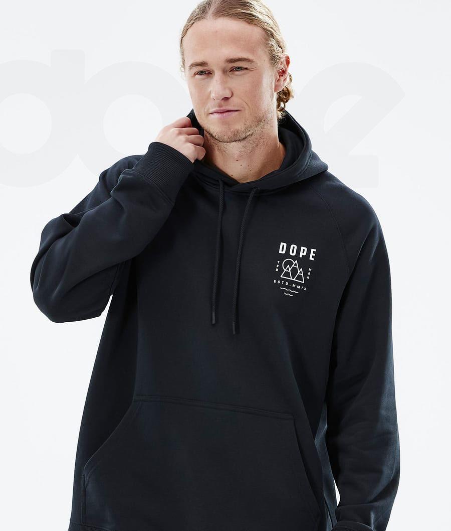 Dope Common Summit Kapüşonlu Sweatshirt Erkek Siyah | TR2062AP