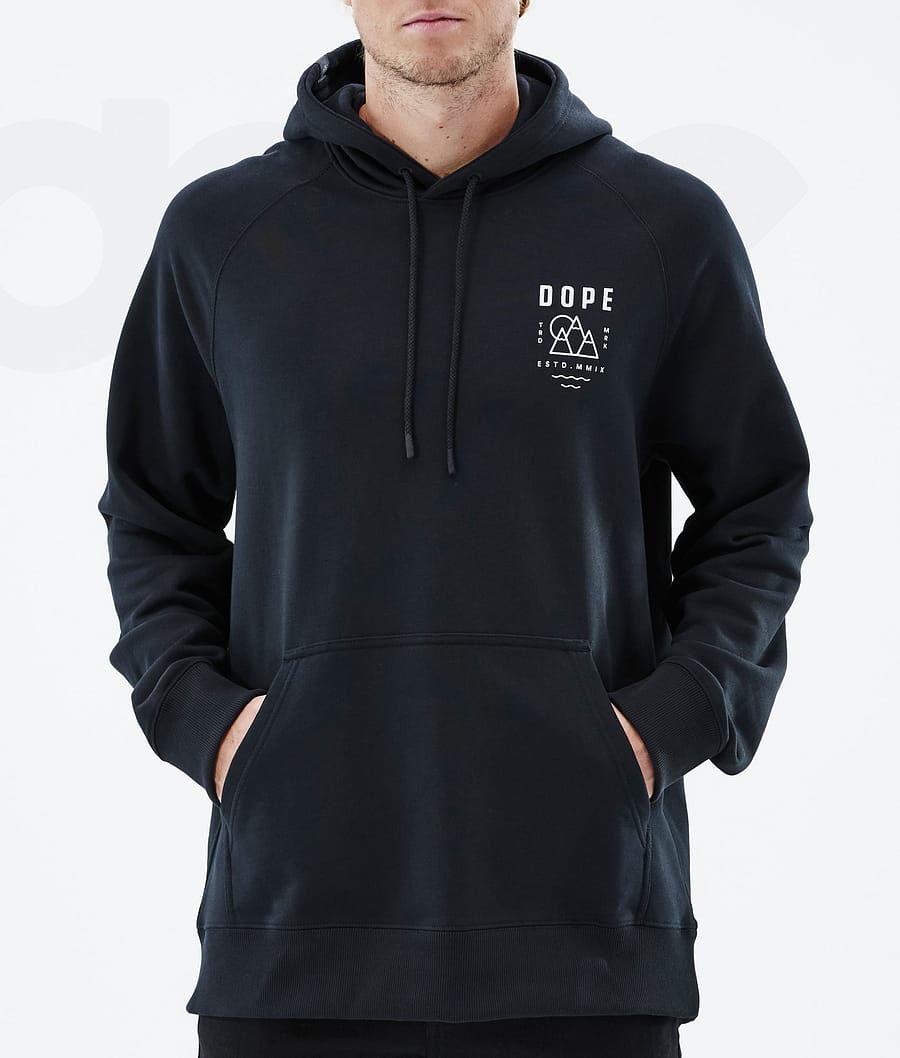 Dope Common Summit Kapüşonlu Sweatshirt Erkek Siyah | TR2062AP