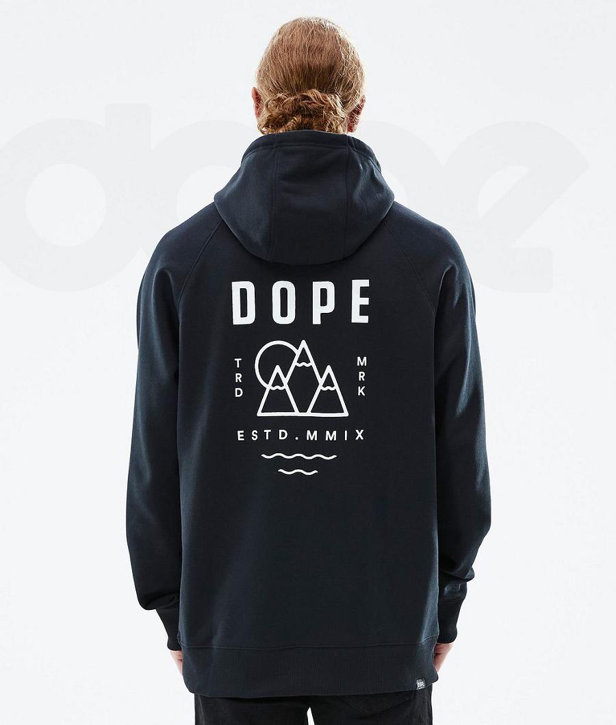 Dope Common Summit Kapüşonlu Sweatshirt Erkek Siyah | TR2062AP