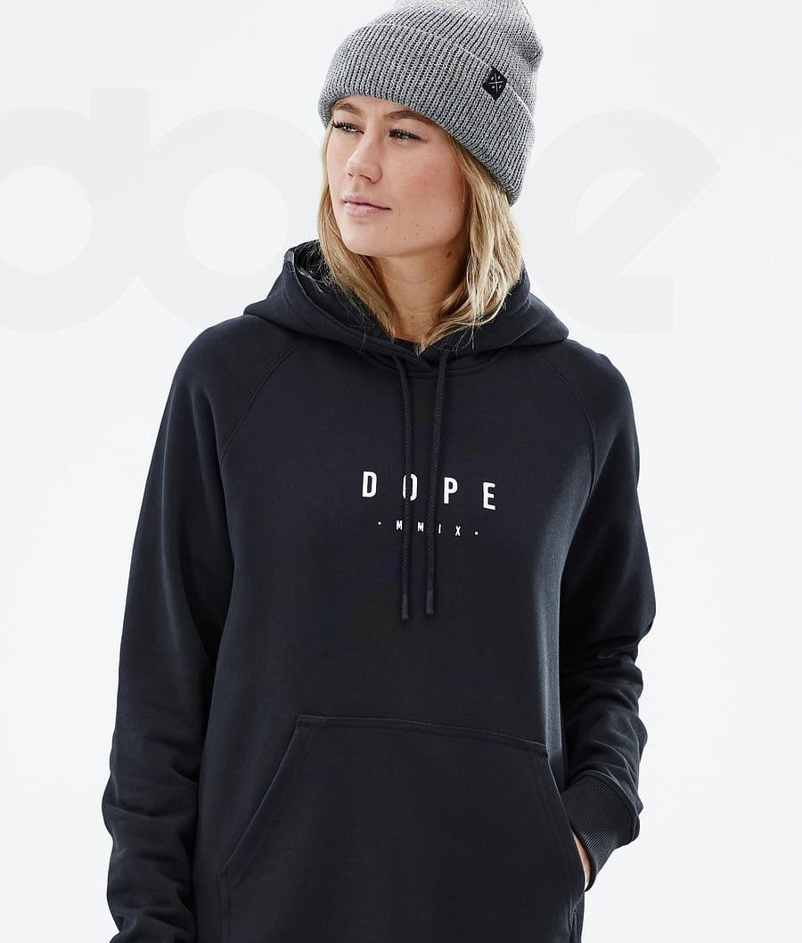 Dope Common W Peak Kapüşonlu Sweatshirt Kadın Siyah | TR1237KI