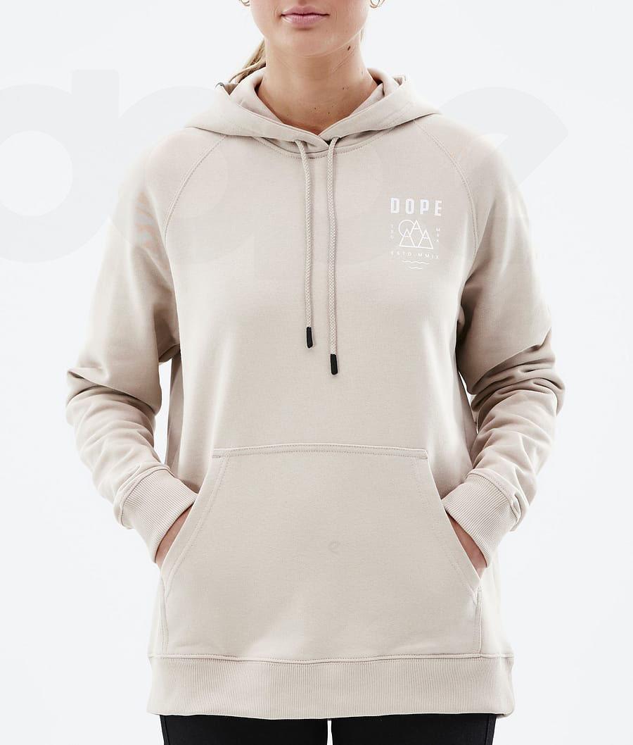 Dope Common W Summit Kapüşonlu Sweatshirt Kadın Kahverengi | TR1232DN