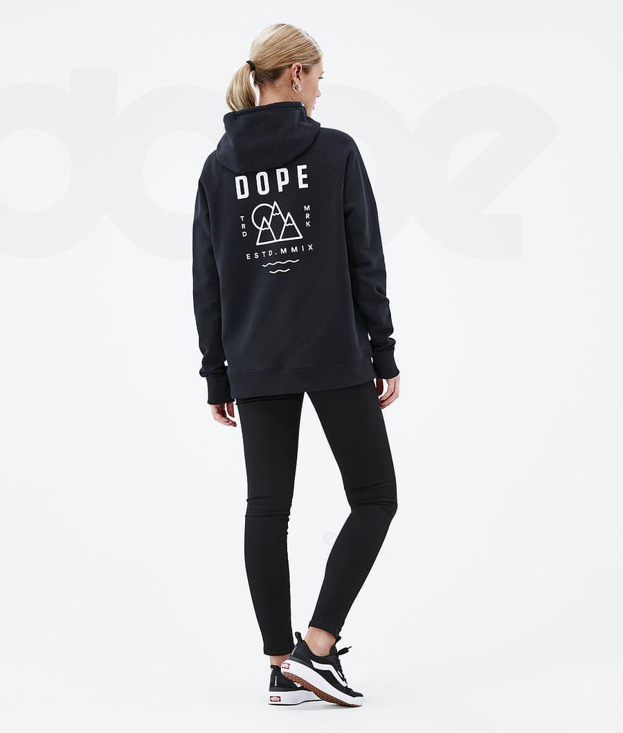 Dope Common W Summit Kapüşonlu Sweatshirt Kadın Siyah | TR1233FM