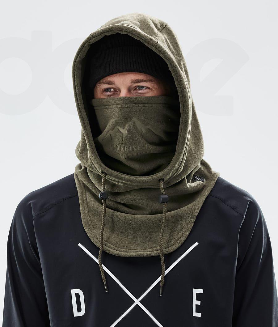 Dope Cozy Hood II Yüz Maskesi Erkek Zeytin Yeşili Yeşil | TR1925RW