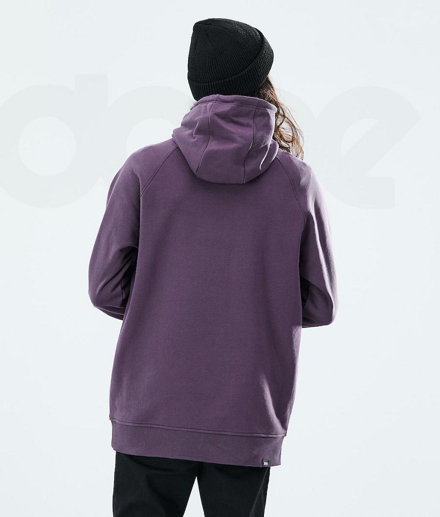 Dope Daily 2X-UP Kapüşonlu Sweatshirt Erkek Mor | TR2060OR