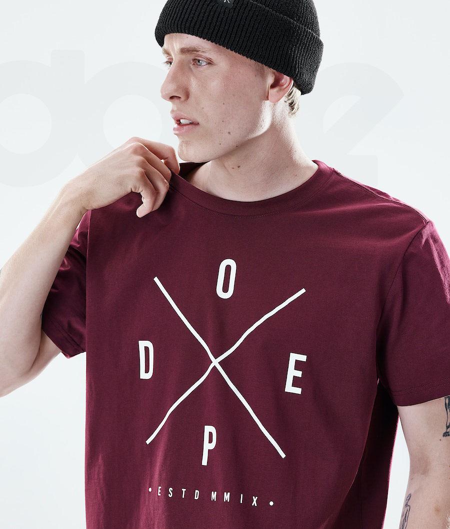 Dope Daily 2X-UP Tişört Erkek Bordo | TR2092GL