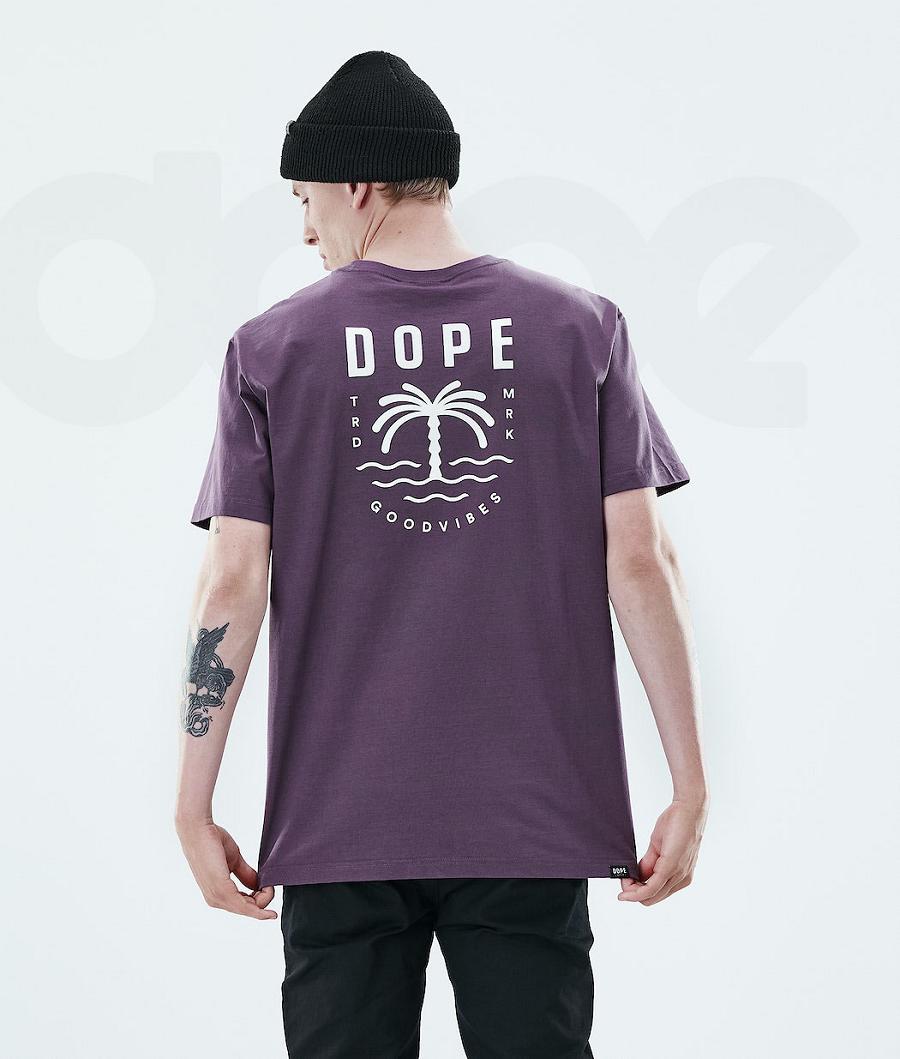 Dope Daily Palm Tişört Erkek Mor | TR2089SO