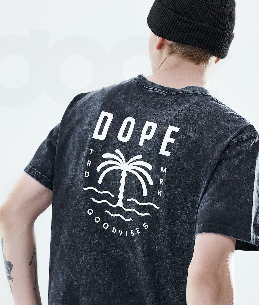 Dope Daily Palm Tişört Erkek Siyah | TR2090DN