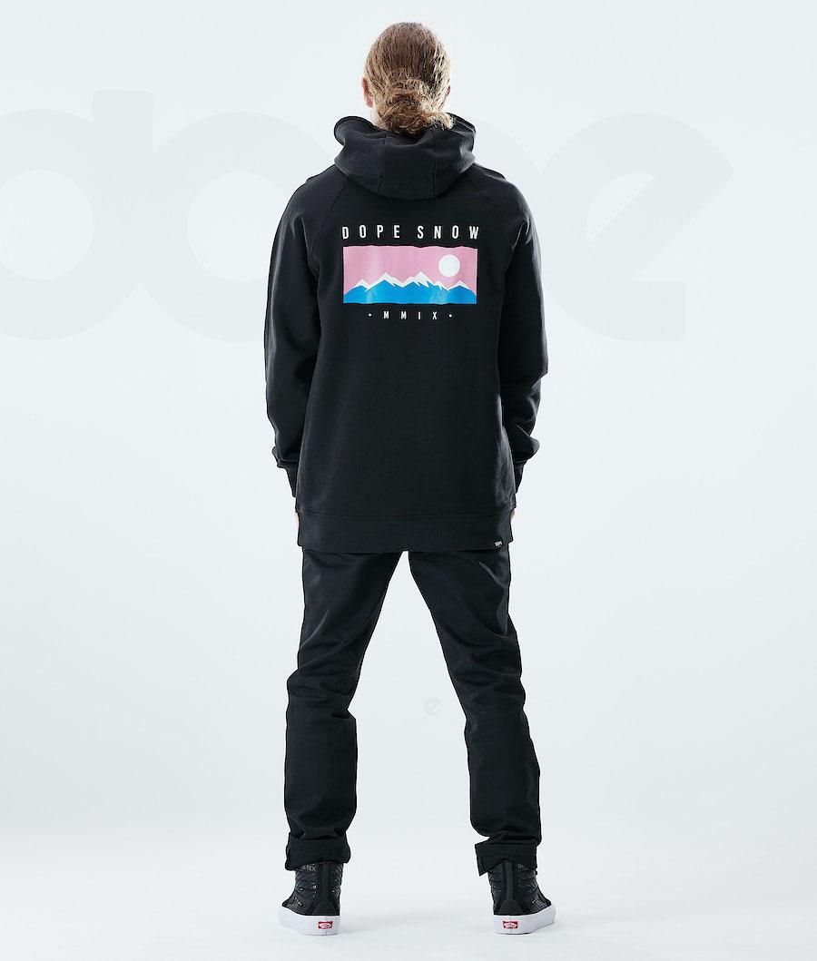 Dope Daily Range Kapüşonlu Sweatshirt Erkek Siyah | TR2054EX