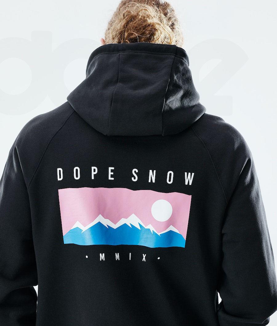 Dope Daily Range Kapüşonlu Sweatshirt Erkek Siyah | TR2054EX