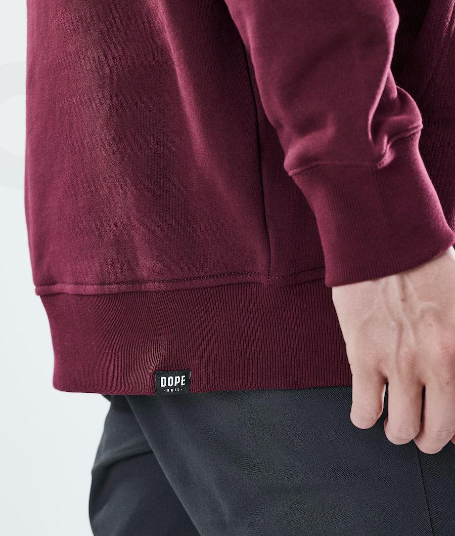 Dope Daily Rise Kapüşonlu Sweatshirt Erkek Bordo | TR2052QZ