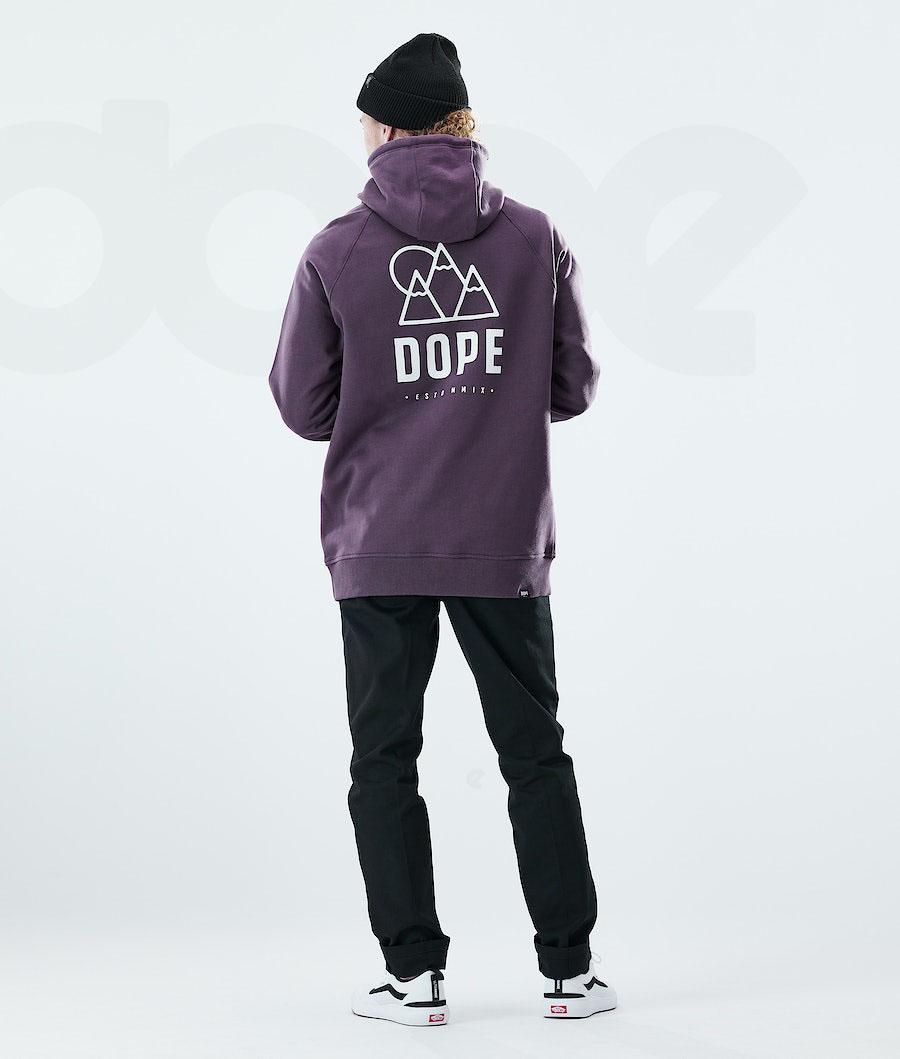 Dope Daily Rise Kapüşonlu Sweatshirt Erkek Mor | TR2053WY