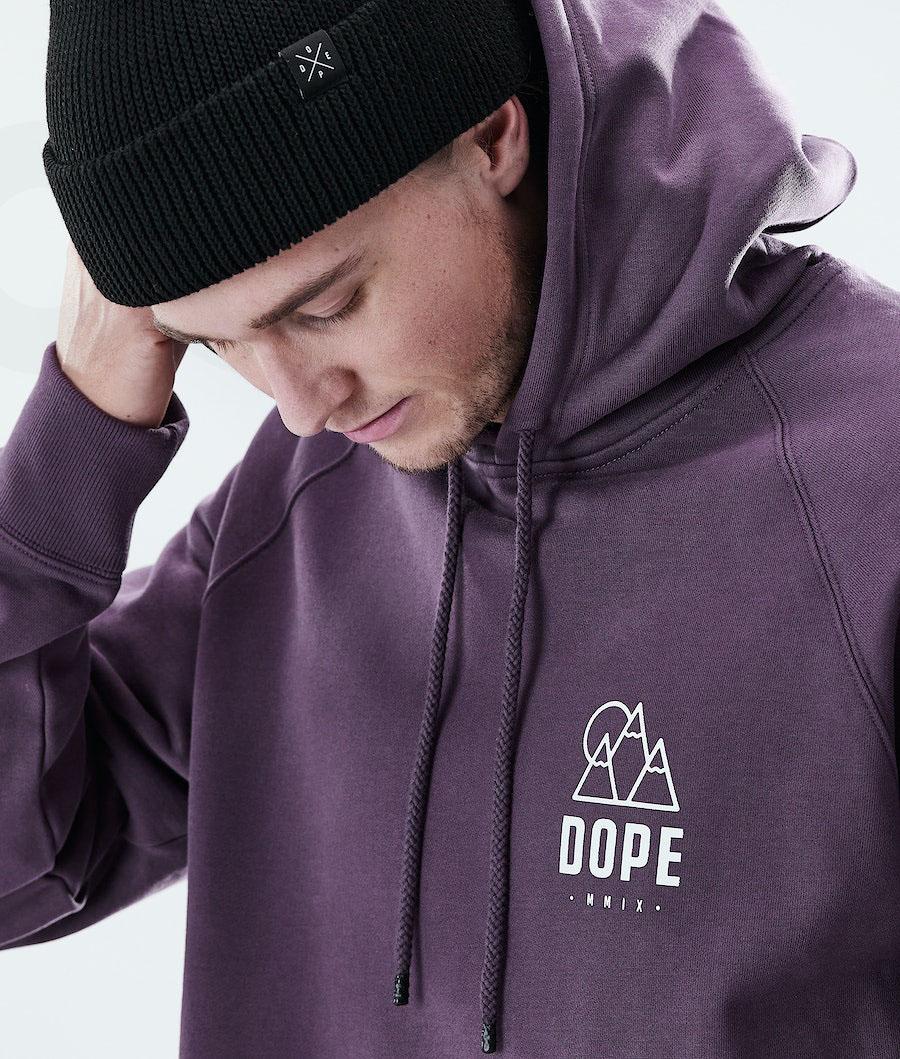 Dope Daily Rise Kapüşonlu Sweatshirt Erkek Mor | TR2053WY