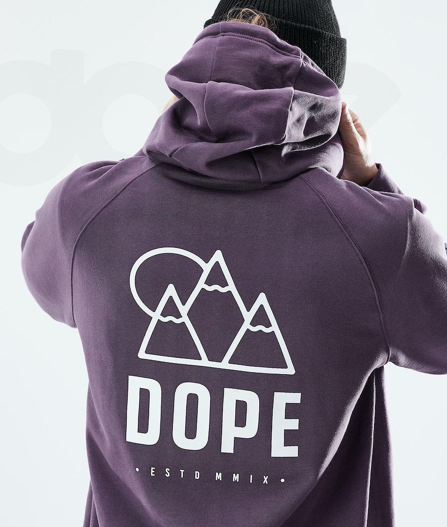 Dope Daily Rise Kapüşonlu Sweatshirt Erkek Mor | TR2053WY