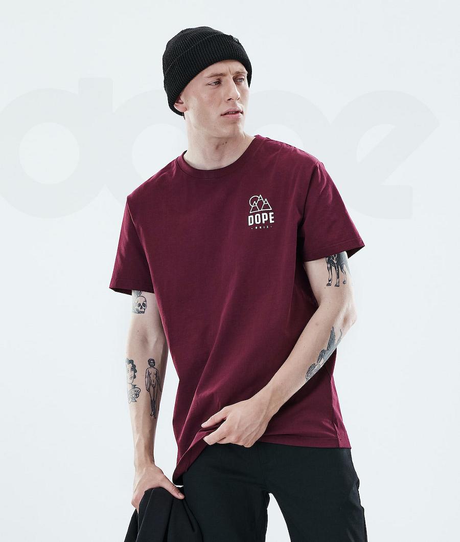 Dope Daily Rise Tişört Erkek Bordo | TR2087PQ