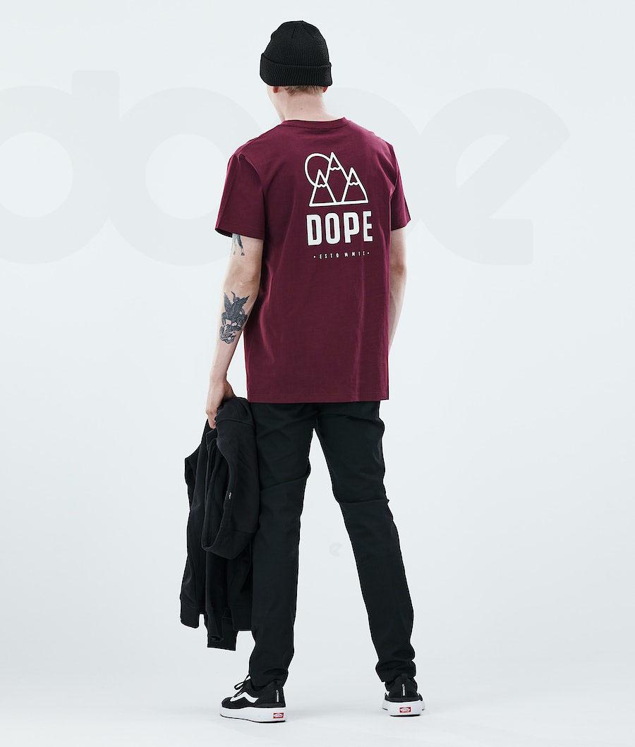 Dope Daily Rise Tişört Erkek Bordo | TR2087PQ