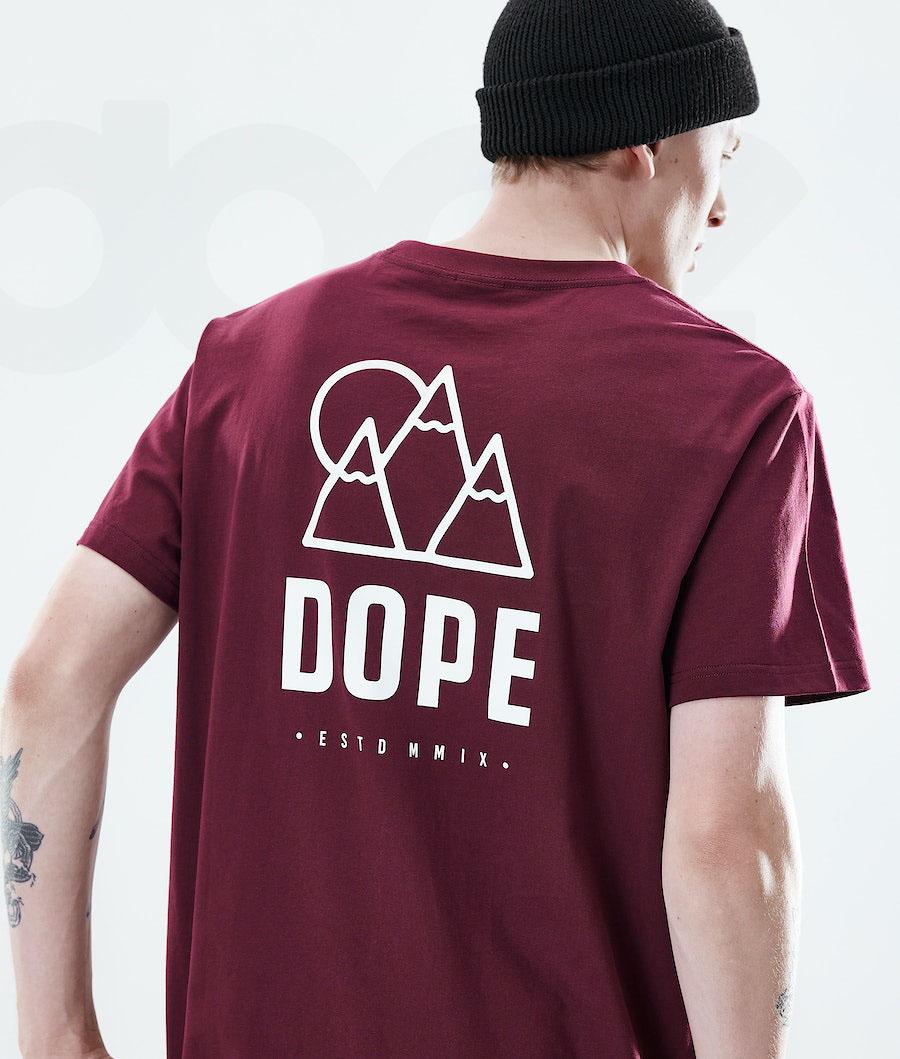 Dope Daily Rise Tişört Erkek Bordo | TR2087PQ