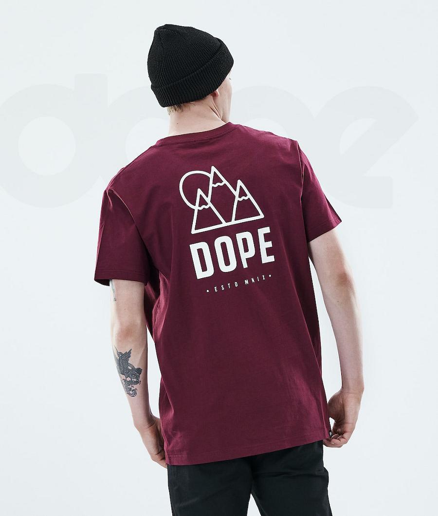 Dope Daily Rise Tişört Erkek Bordo | TR2087PQ