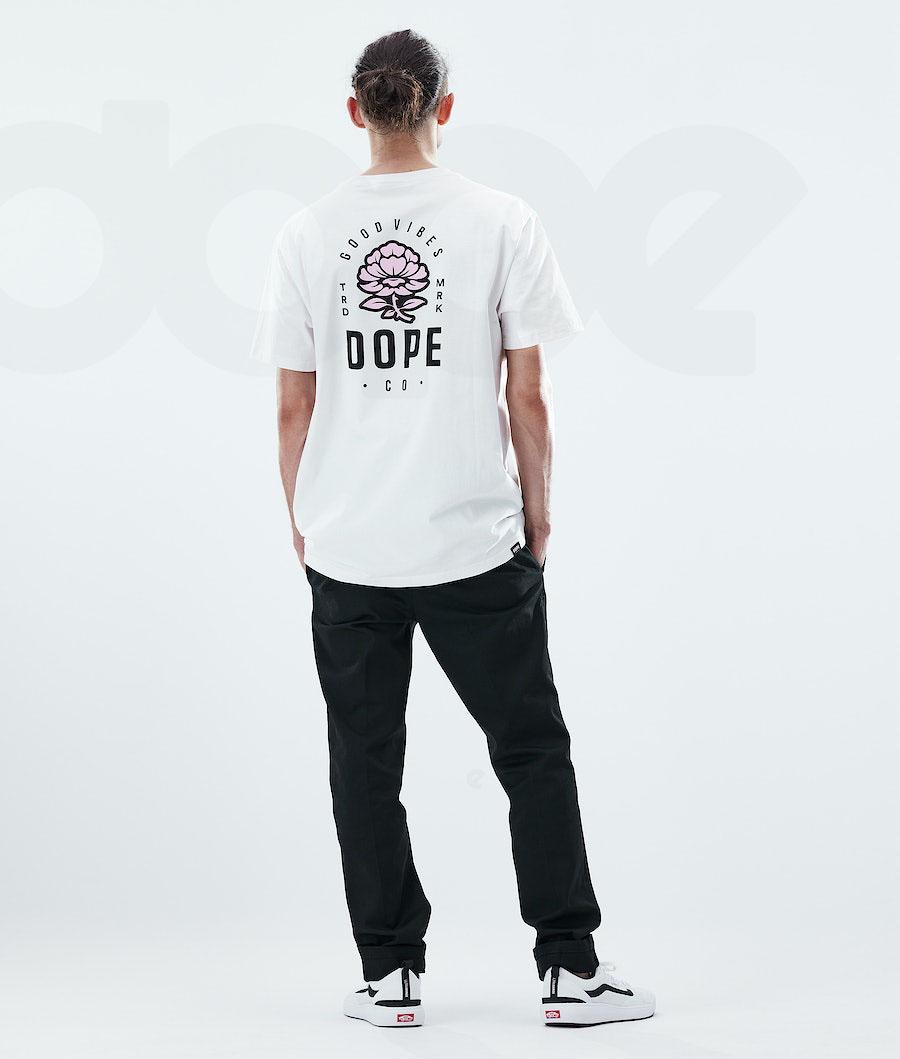 Dope Daily Rose Tişört Erkek Beyaz | TR2085IS